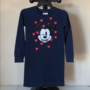 Disney Mickey Mouse sequin Sweatshirt Dress 10